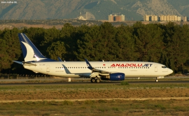 TC-JFK · Boeing 737-8F2(WL) · (AYT / LTAI)
