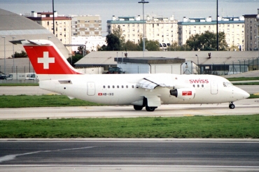 HB-IXG · British Aerospace Avro RJ85 · (LIS / LPPT)