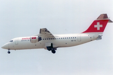 HB-IYZ (E3338) 1998 British Aerospace Avro RJ100