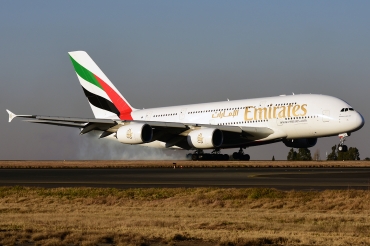 A6-EEC · Airbus A380-861 · (JNB / FAOR)