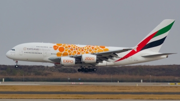 A6-EOU · Airbus A380-861 · (PVG / ZSPD)