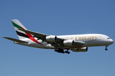 A6-EUJ · Airbus A380-861 · (CHC / NZCH)