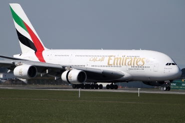 A6-EOE · Airbus A380-861 · (CHC / NZCH)