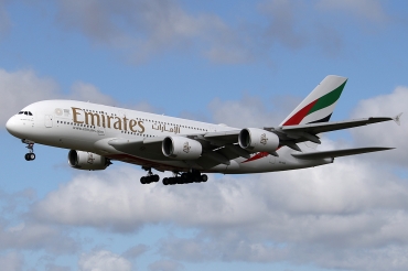 A6-EUE · Airbus A380-861 · (CHC / NZCH)