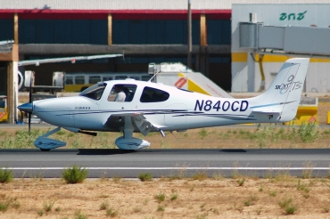 N840CD · Cirrus SR20 GTS · (FAO / LPFR)