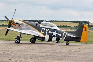 NX251RJ · North American TF-51D Mustang · (EGSU)