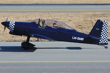 LN-SMB · Van's RV-8 · (SVG / ENZV)