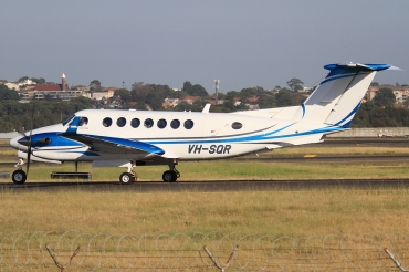 VH-SQR · Beechcraft B300 King Air 350 · (SYD / YSSY)