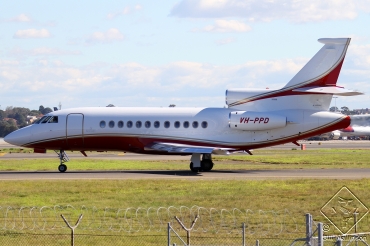 VH-PPD · Dassault Falcon 900C · (SYD / YSSY)
