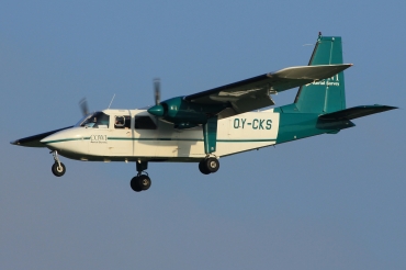 OY-CKS (553) 1976 Britten-Norman BN-2A-21