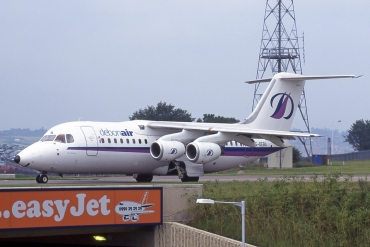 G-DEBA · British Aerospace BAe-146-200 · (LTN / EGGW)