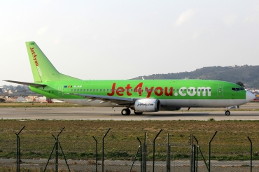 OO-JAM · Boeing 737-46J · (AGP / LEMG)