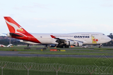 VH-OJU · Boeing 747-438 · (SYD / YSSY)