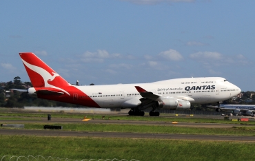 VH-OJU · Boeing 747-438 · (SYD / YSSY)