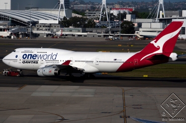 VH-OJU · Boeing 747-438 · (SYD / YSSY)