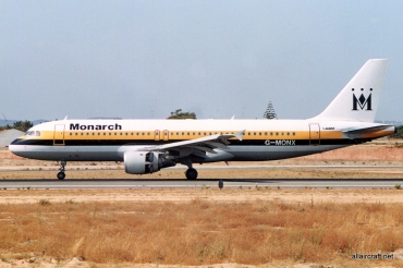 G-MONX (392) 1992 Airbus A320-212