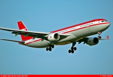 D-AERK · Airbus A330-322 · (AGP / LEMG)