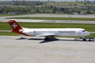 HB-JVI (cn 11325) Fokker 100