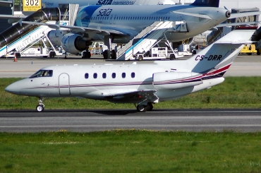 CS-DRR · Raytheon Hawker 800XP · (LIS / LPPT)