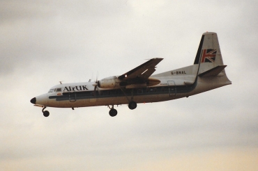 G-BNAL (cn 10334) Fokker F-27-600