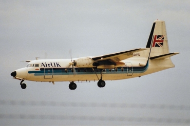 G-BDVS (cn 10232 Fokker F27-200