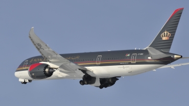 JY-BAH (37985) 2017 Boeing 787-8 Dreamliner