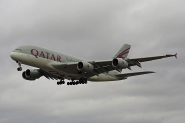 A7-APC · Airbus A380-861 · (LHR / EGLL)