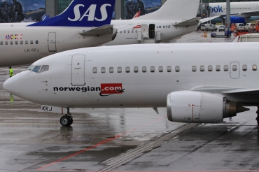 LN-KKJ · Boeing 737-36N · (OSL / ENGM)