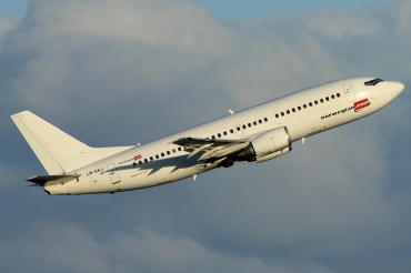 LN-KKJ · Boeing 737-36N · (OSL / ENGM)