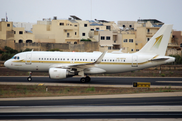 HZ-SKY4 (6727) 2015 Airbus A319-100 ACJ