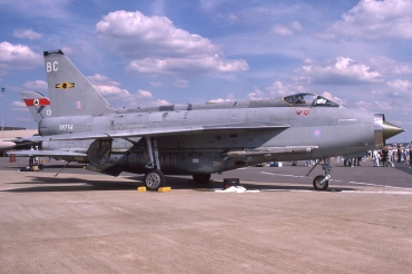 XR754 / BC · English Electric Lightning F6 · (MHZ / GXH / EGUN)