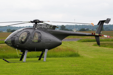 G-HUEZ · Hughes 369D · (EGBO)