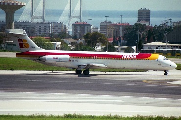 EC-FFH · McDonnell Douglas MD-87 · (LIS / LPPT)