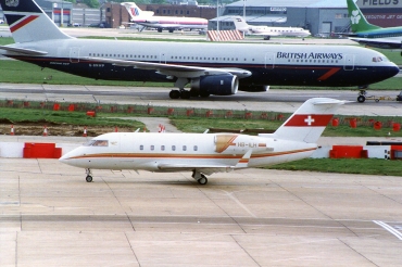 HB-ILH, (cn 1025), Canadair CL-600-1A11 Challenger 600S
