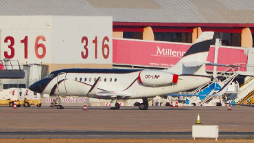 OO-LMP (161) 2009 Dassault Falcon 2000 LX