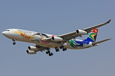 ZS-SXD · Airbus A340-313X · (JNB / FAOR)