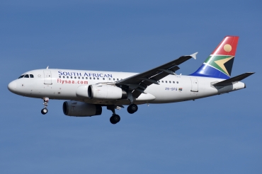 ZS-SFG · Airbus A319-131 · (JNB / FAOR)
