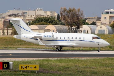 SX-FSA · Bombardier CL-600-2B16 Challenger 605 · (MLA / LMML)