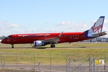 VH-ZPF · Embraer 190-100IGW · (SYD / YSSY)