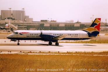 OY-SVU, (cn 2063), British Aerospace ATP