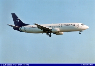 EI-CUN · Boeing 737-4K5 · (FAO / LPFR)
