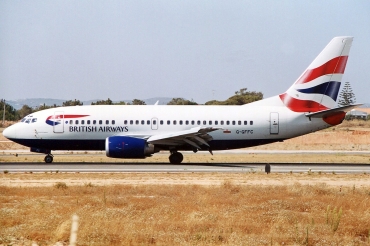 G-GFFC · Boeing 737-505 · (FAO / LPFR)