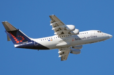 OO-DJN (E2275) 1995 British AerospaceAvro RJ85
