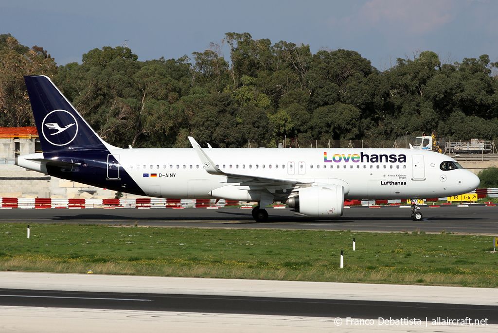 D-AINY (9453) 2020 Airbus A320-271N